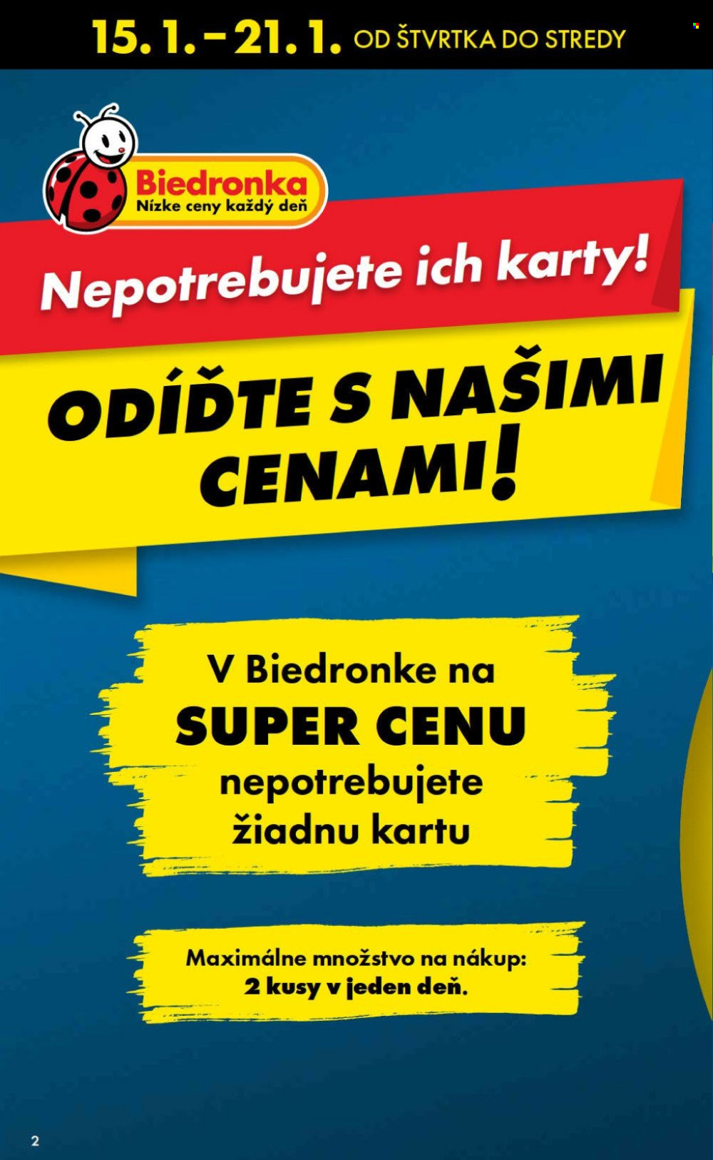 Leták Biedronka - 15.1.2026 - 21.1.2026. Strana 2