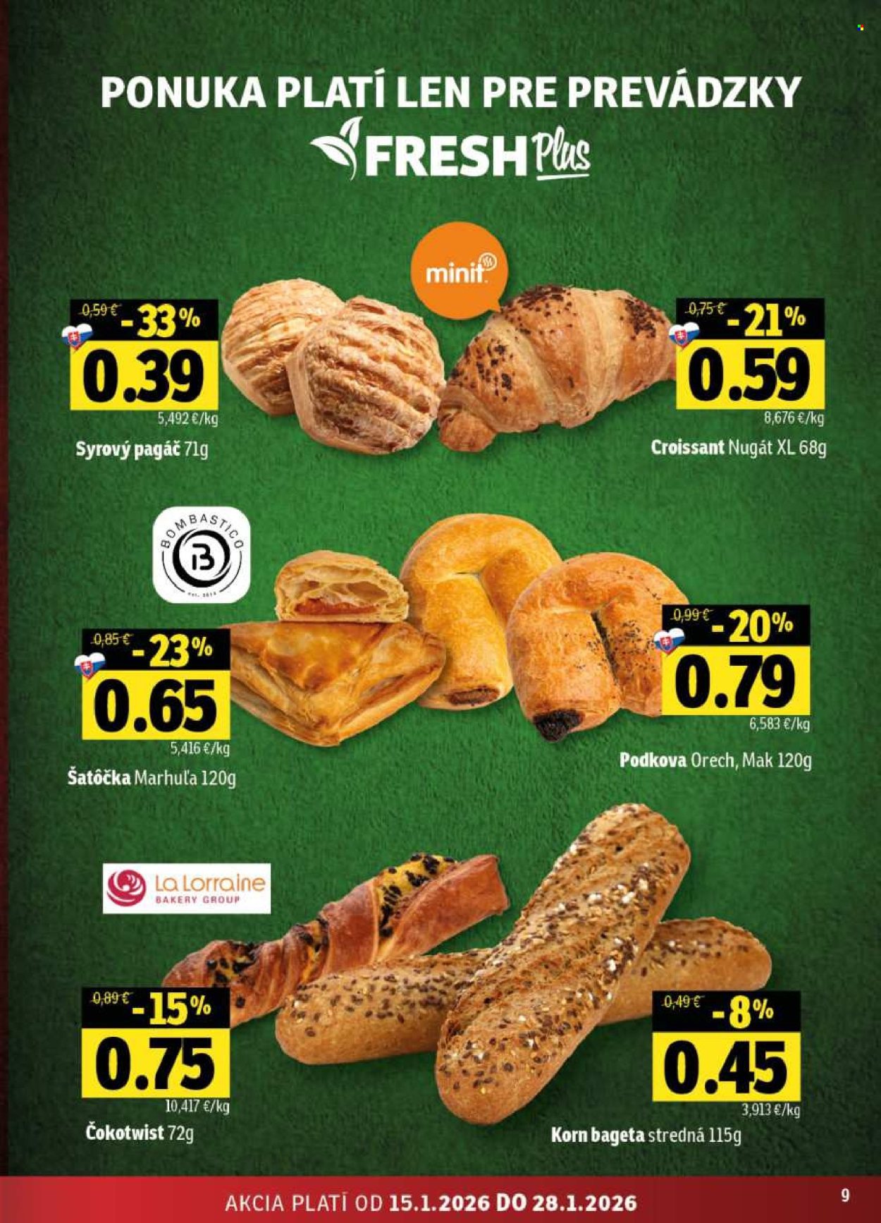 Leták FRESH - 15.1.2026 - 28.1.2026. Strana 9