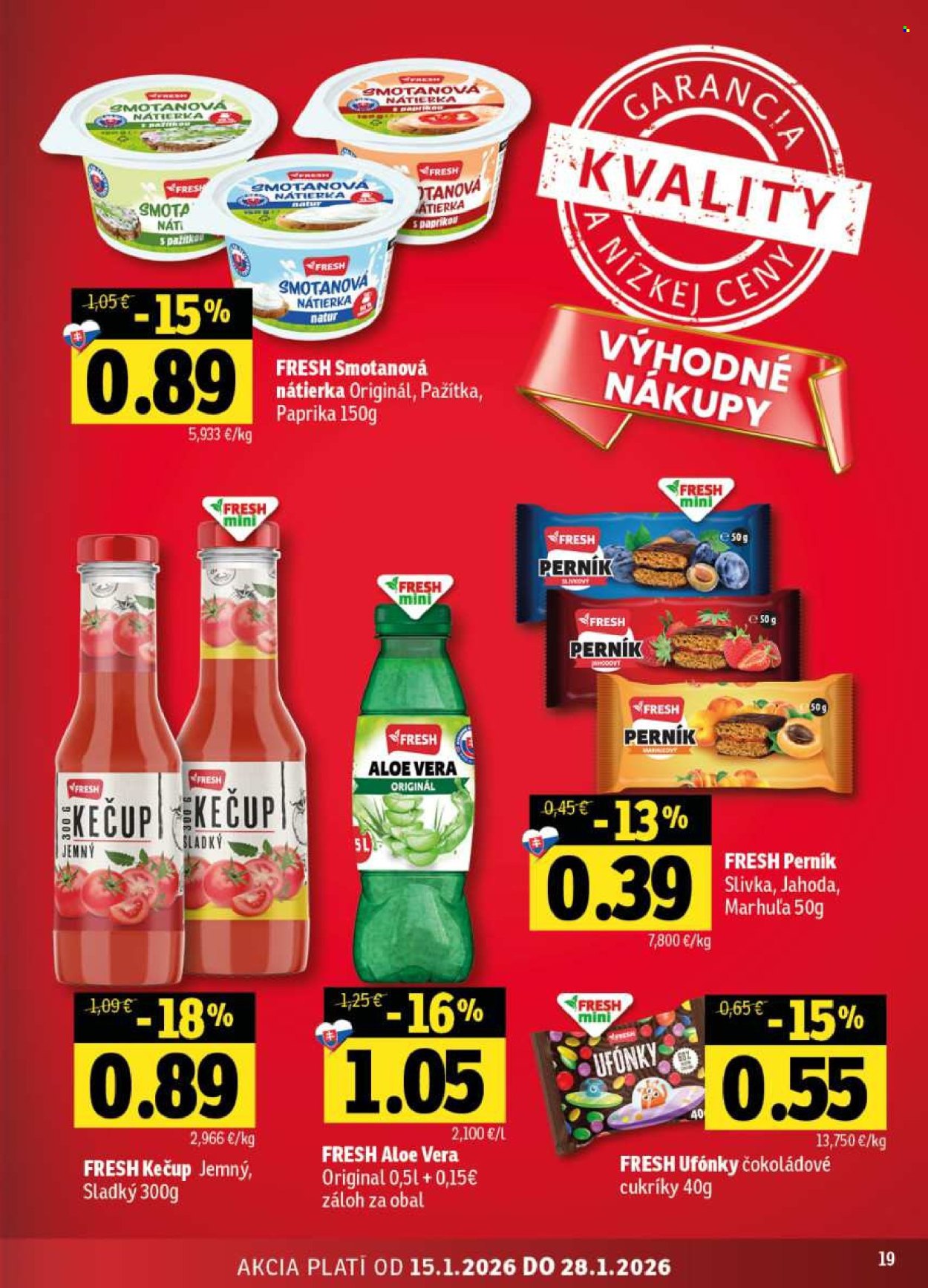 Leták FRESH - 15.1.2026 - 28.1.2026. Strana 19