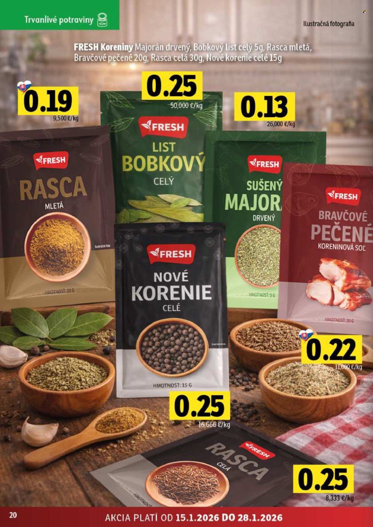 Leták FRESH - 15.1.2026 - 28.1.2026. Strana 20