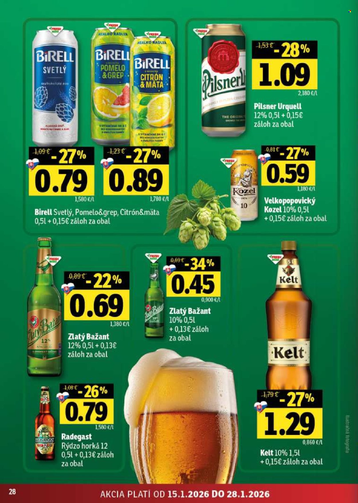 Leták FRESH - 15.1.2026 - 28.1.2026. Strana 28