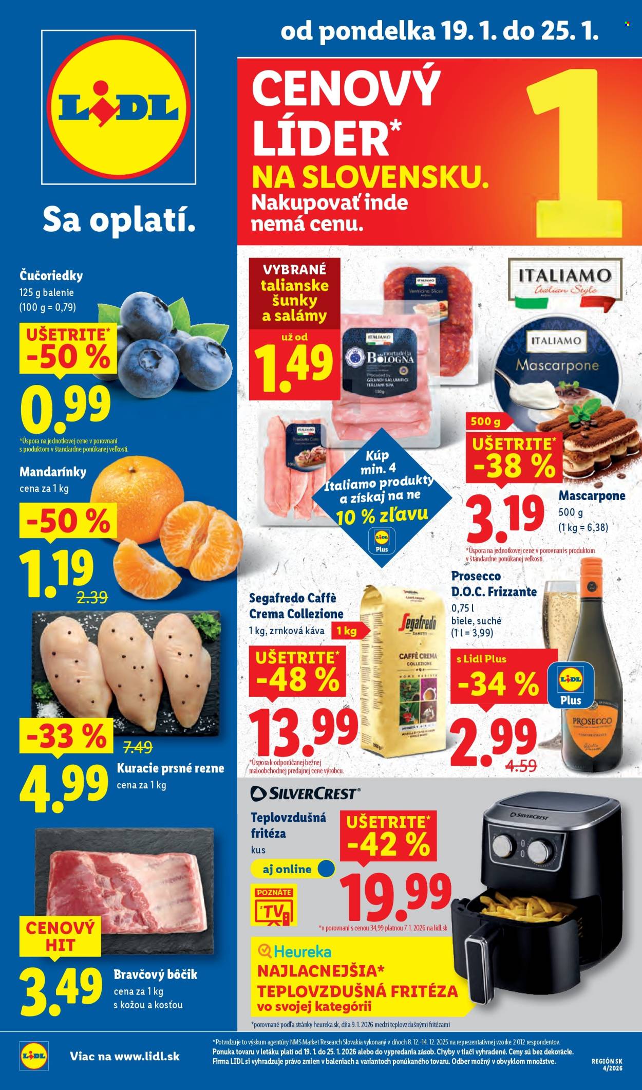 Leták Lidl - 19.1.2026 - 25.1.2026. Strana 1
