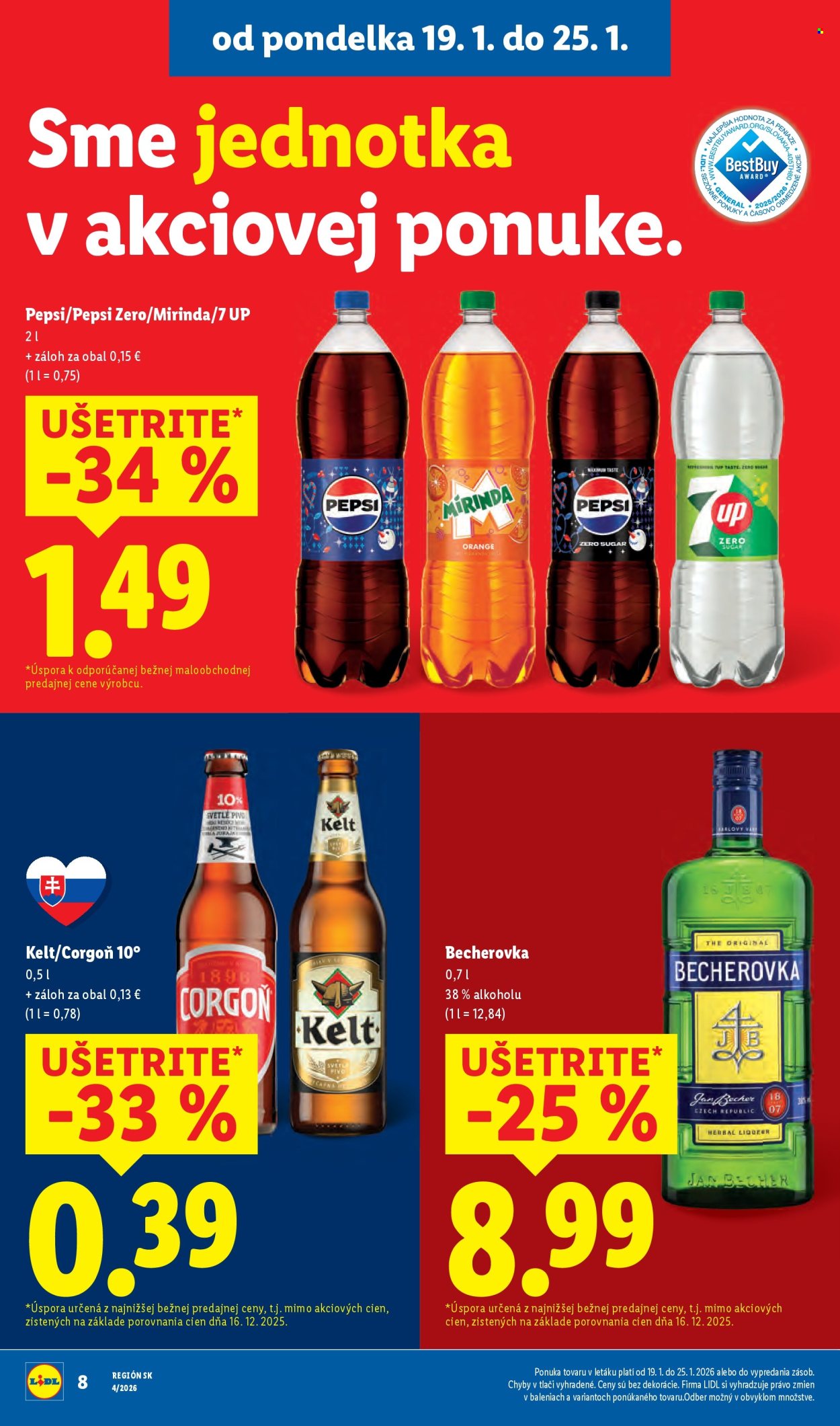Leták Lidl - 19.1.2026 - 25.1.2026. Strana 8
