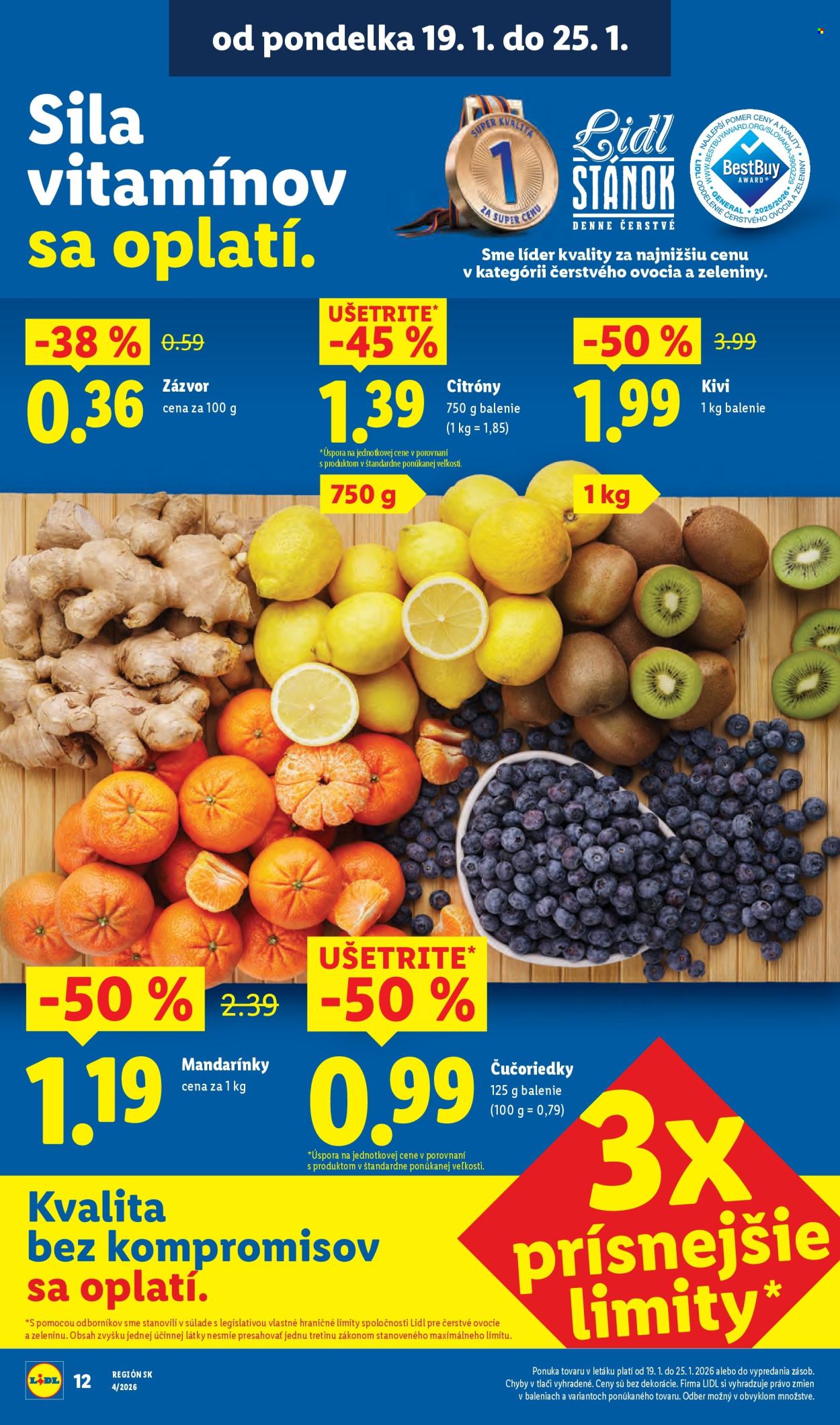 Leták Lidl - 19.1.2026 - 25.1.2026. Strana 12