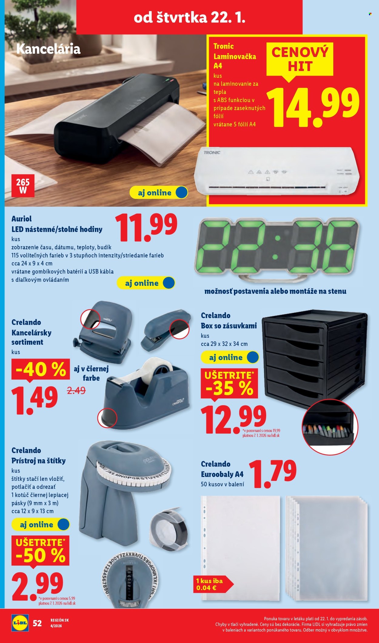Leták Lidl - 19.1.2026 - 25.1.2026. Strana 84