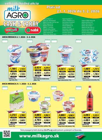 Leták Milk AGRO - 21.1.2026 - 3.2.2026.