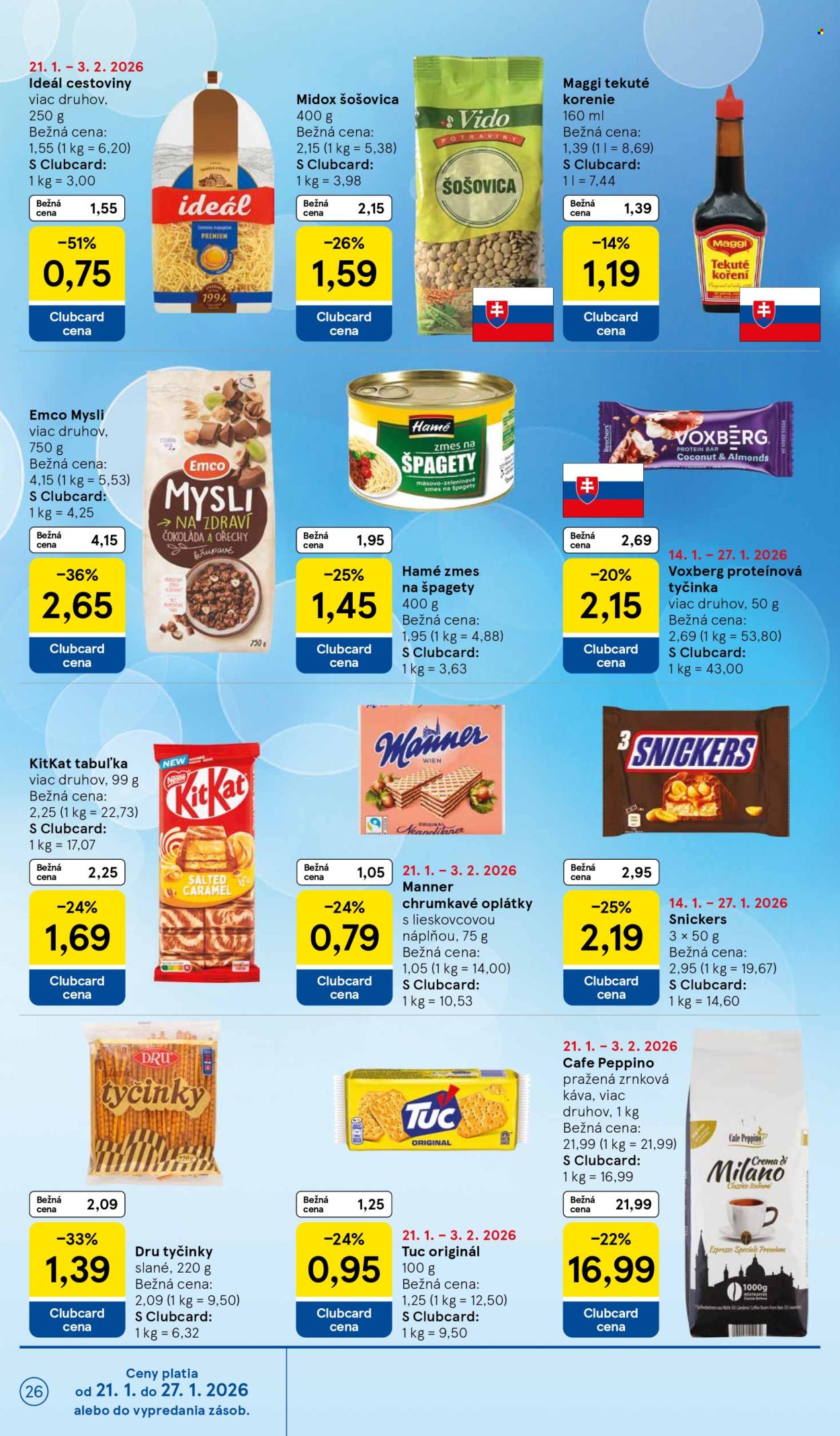 Leták TESCO - 21.1.2026 - 27.1.2026. Strana 26