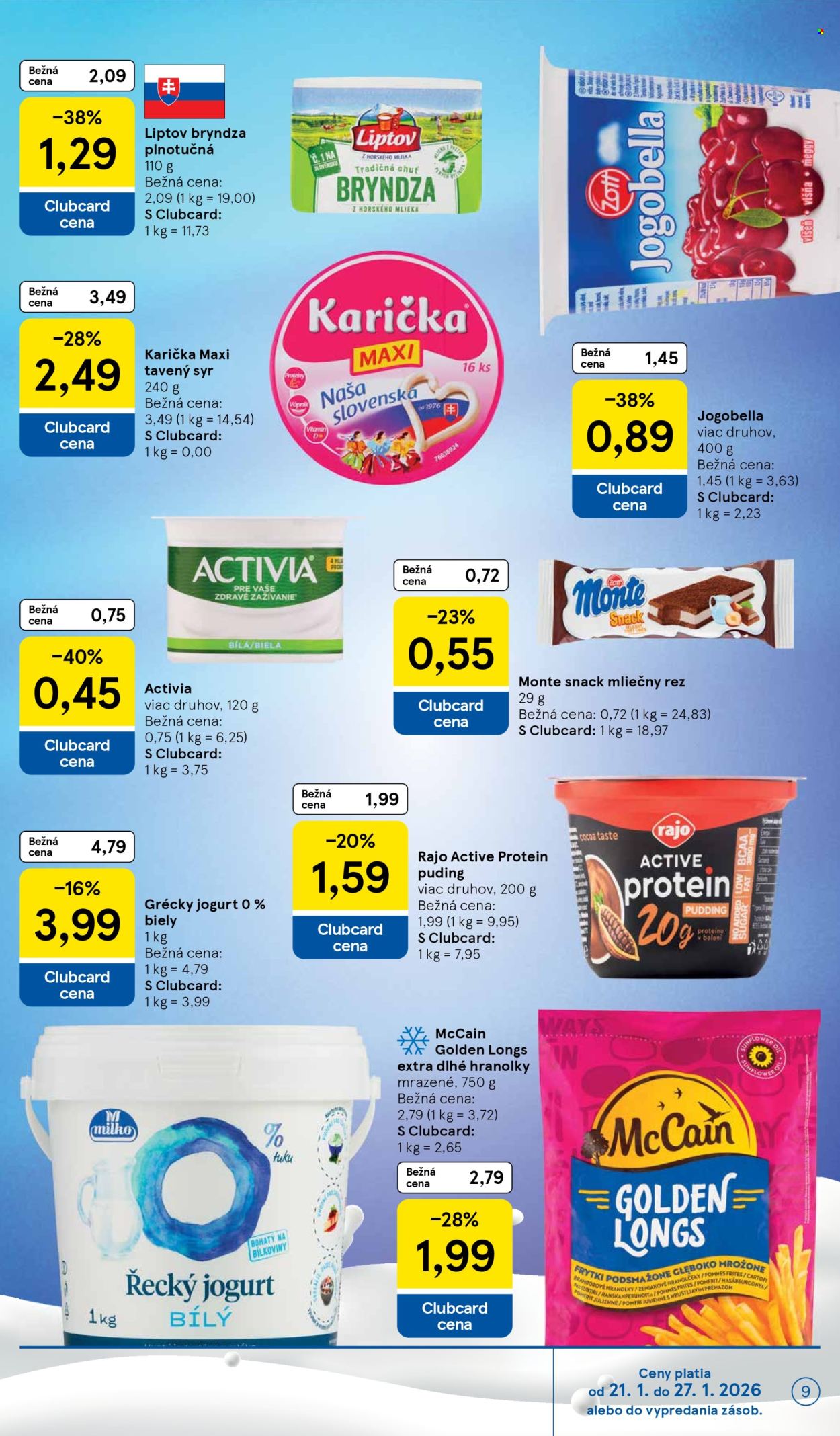 Leták TESCO supermarket - 21.1.2026 - 27.1.2026. Strana 9