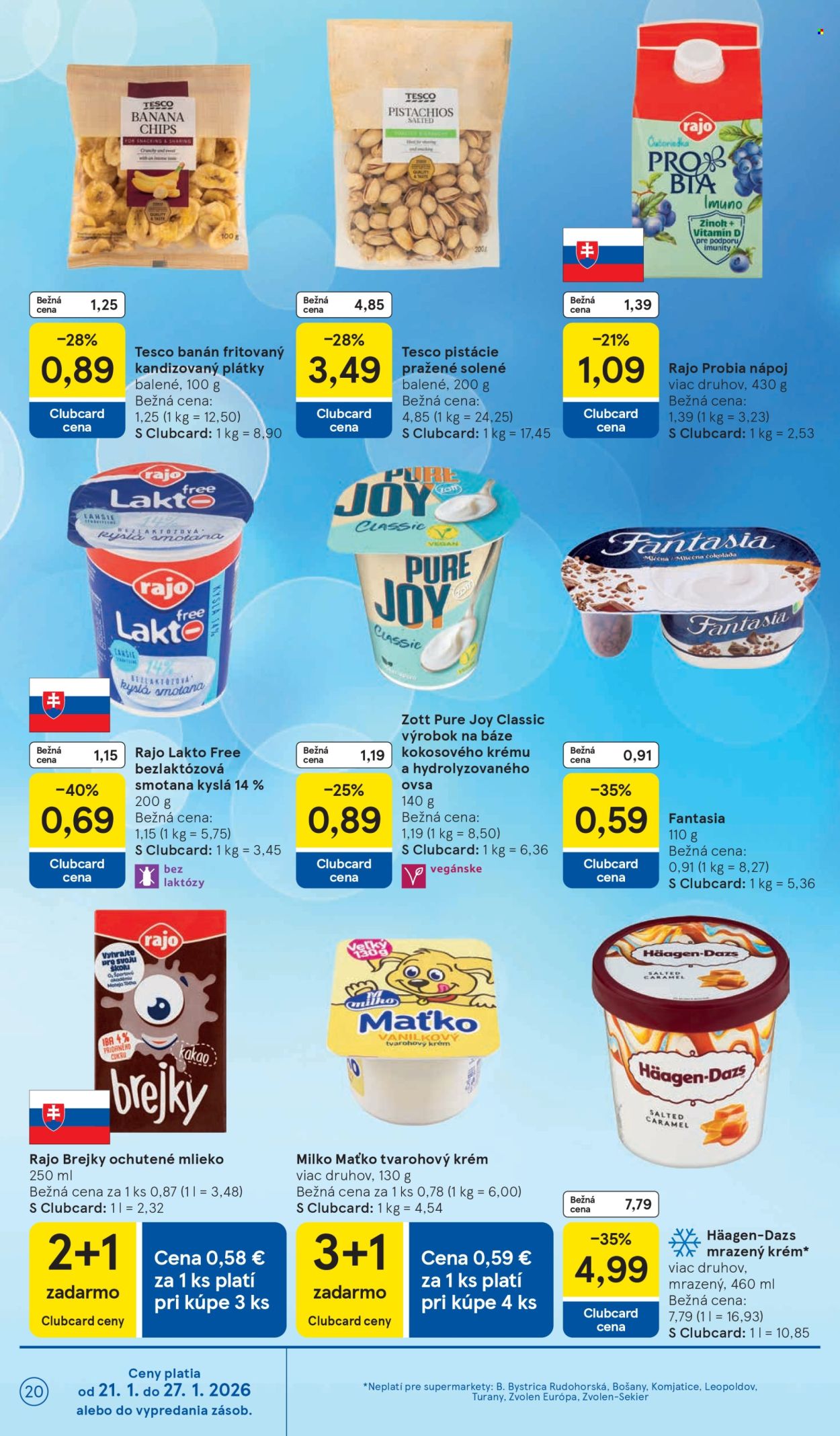 Leták TESCO supermarket - 21.1.2026 - 27.1.2026. Strana 20
