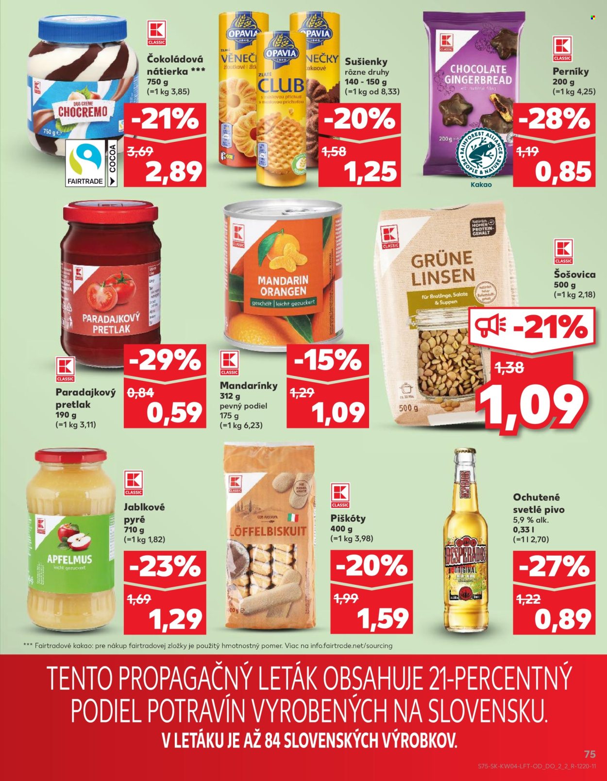 Leták Kaufland - 22.1.2026 - 28.1.2026. Strana 75