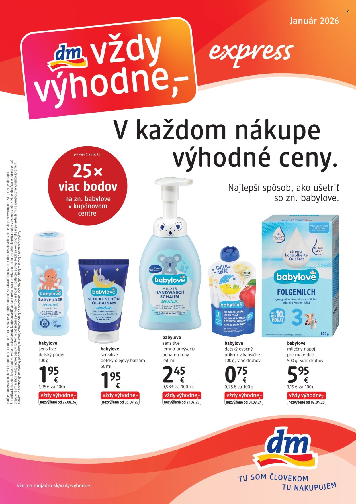 Leták dm drogerie - 1.1.2026 - 31.1.2026. Strana 1