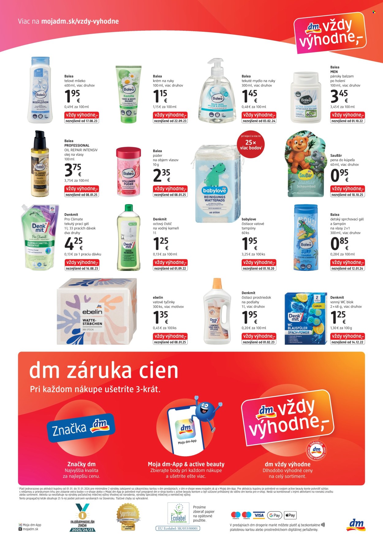 Leták dm drogerie - 1.1.2026 - 31.1.2026. Strana 4