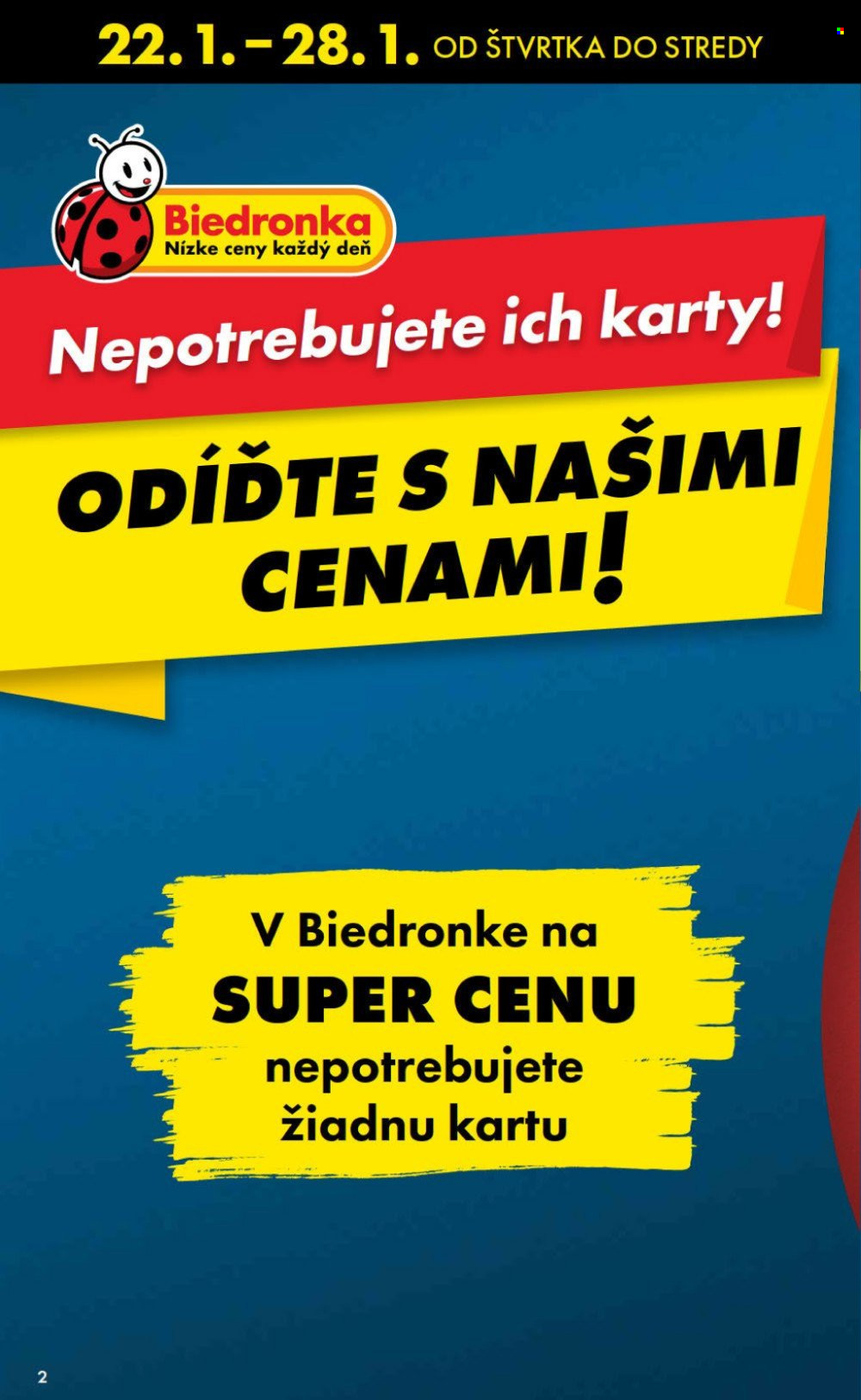 Leták Biedronka - 22.1.2026 - 28.1.2026. Strana 2