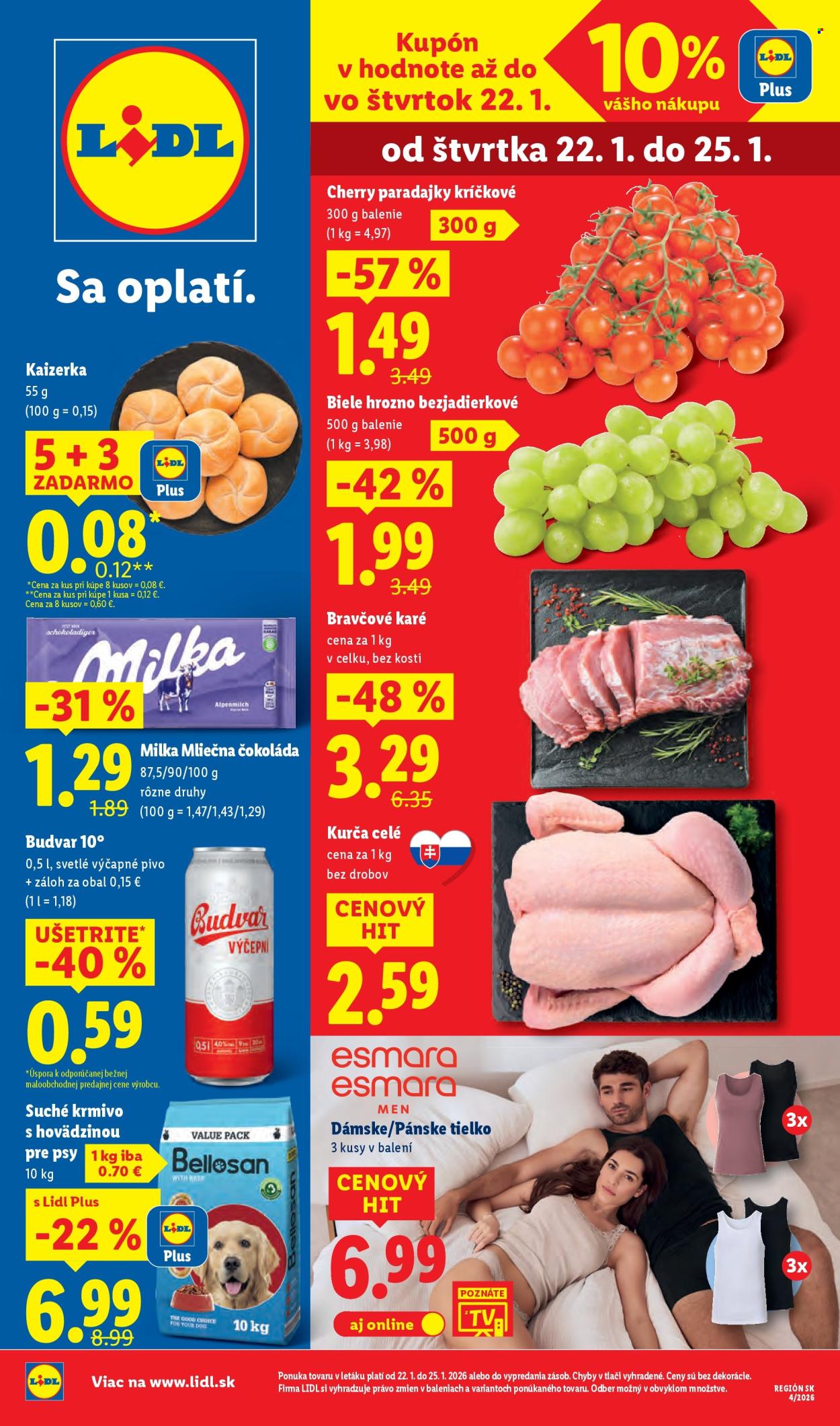 Leták Lidl - 22.1.2026 - 25.1.2026. Strana 1