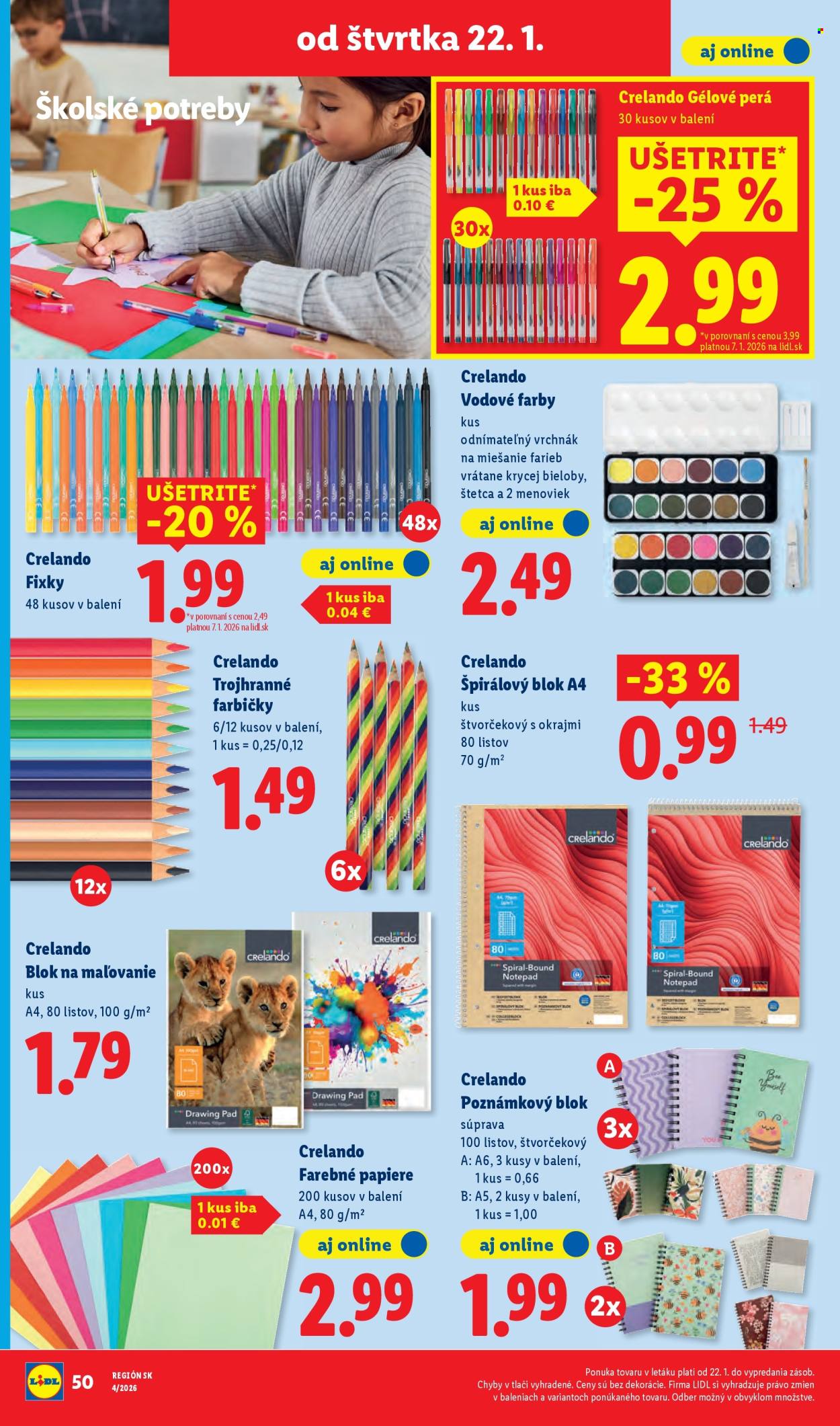 Leták Lidl - 22.1.2026 - 25.1.2026. Strana 20