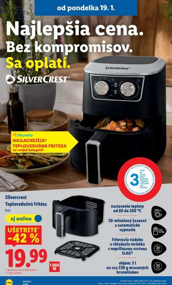 thumbnail - SilverCrest Teplovzdušná fritéza
