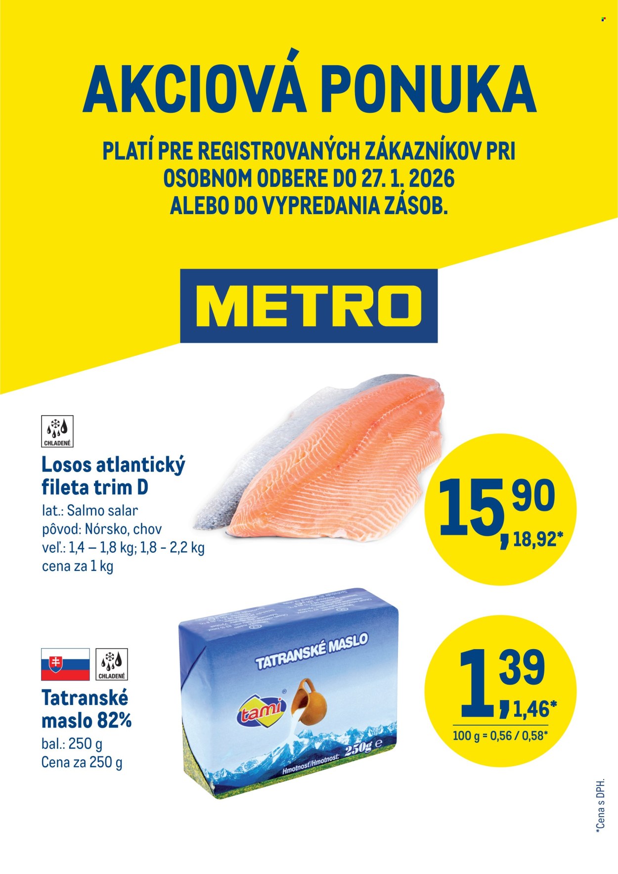 Leták Metro - 22.1.2026 - 27.1.2026. Strana 1