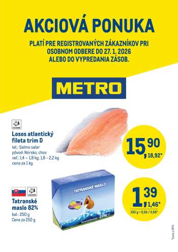 Leták Metro - 22.1.2026 - 27.1.2026.
