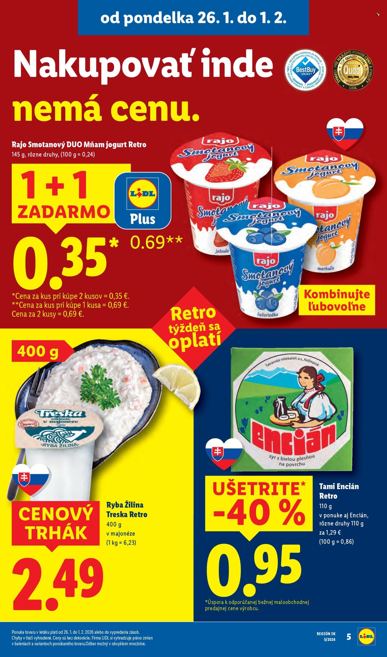 Leták Lidl - 26.1.2026 - 1.2.2026. Strana 5