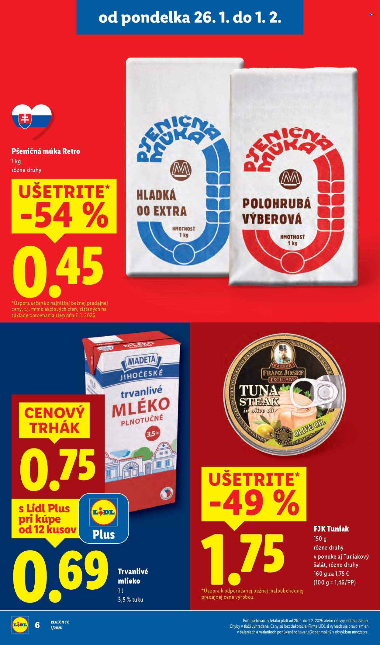 Leták Lidl - 26.1.2026 - 1.2.2026. Strana 6