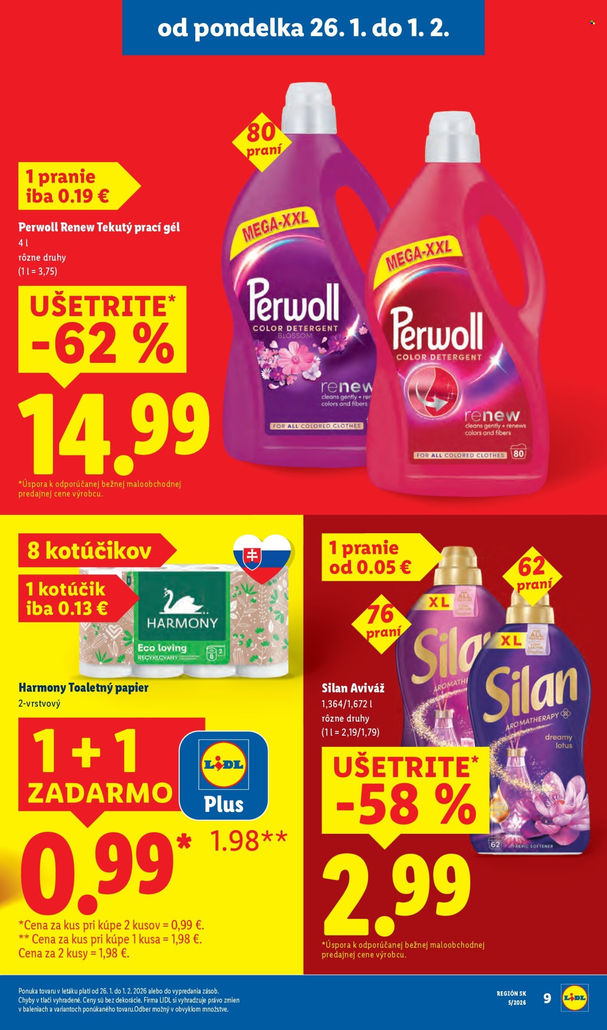 Leták Lidl - 26.1.2026 - 1.2.2026. Strana 9