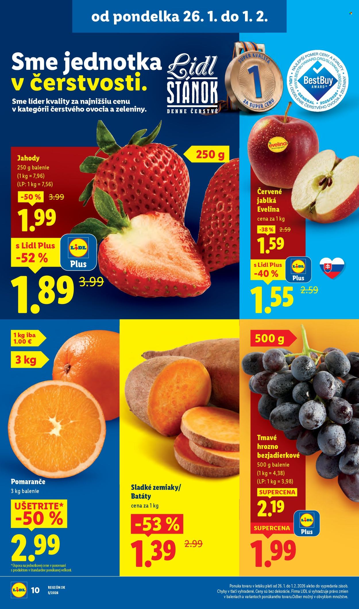 Leták Lidl - 26.1.2026 - 1.2.2026. Strana 10