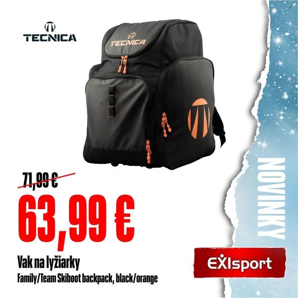 Leták Exisport. Strana 2