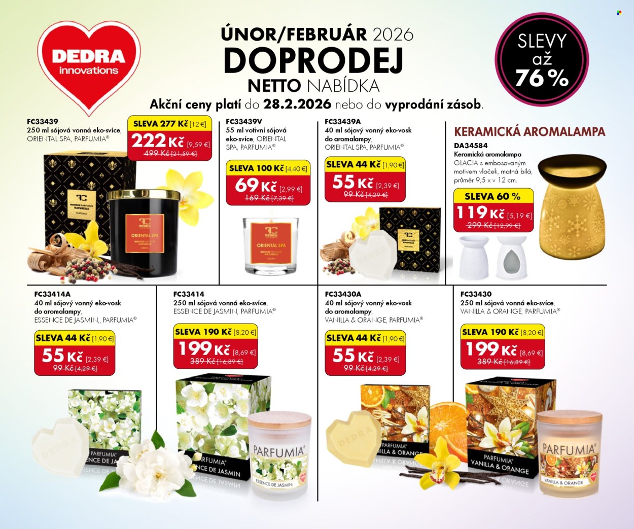 Leták Dedra - 24.1.2026 - 28.2.2026. Strana 1