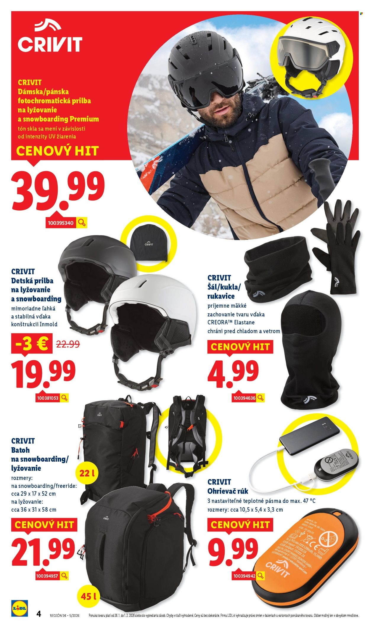 Leták Lidl - 26.1.2026 - 1.2.2026. Strana 4