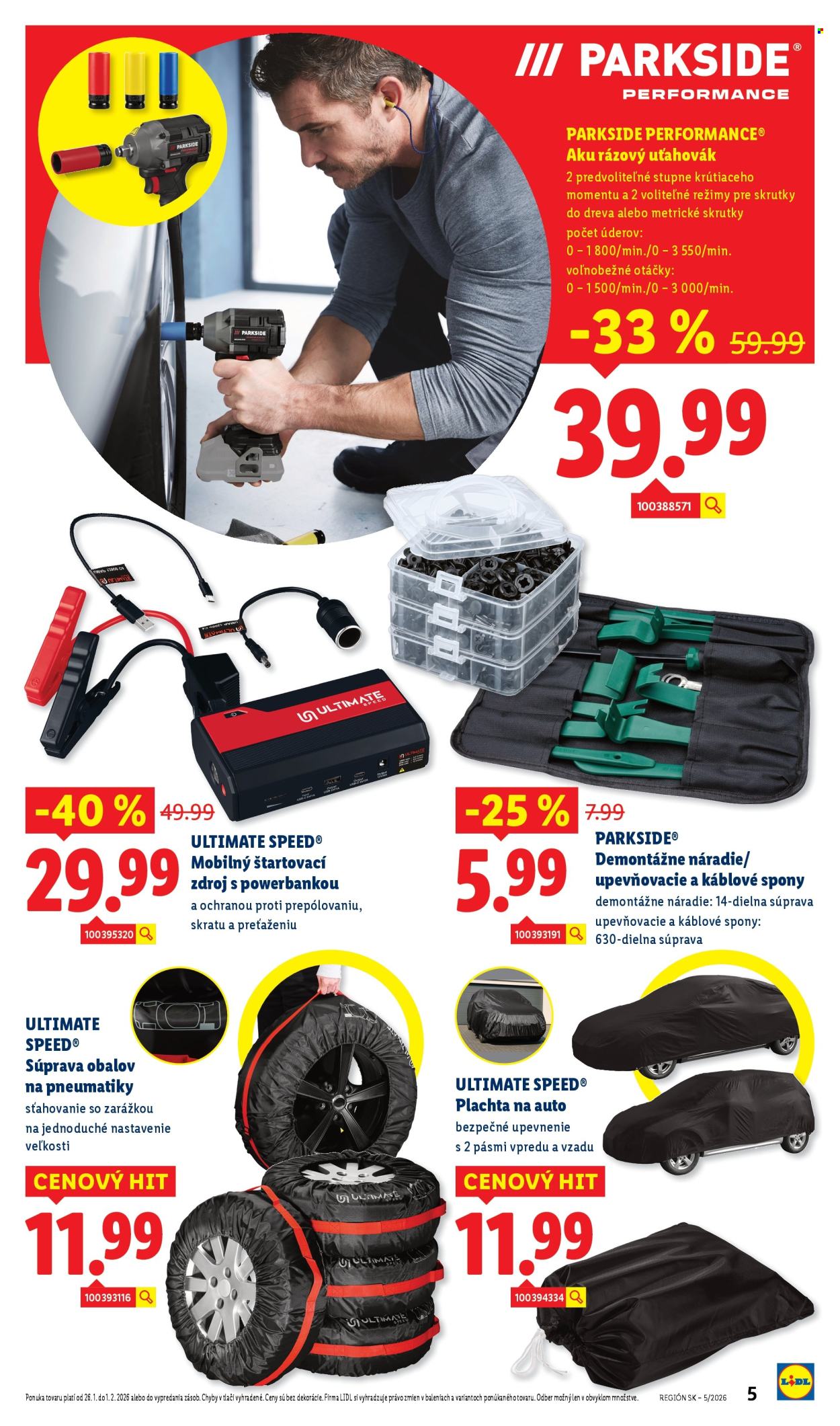 Leták Lidl - 26.1.2026 - 1.2.2026. Strana 5