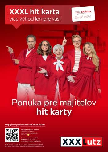 Leták XXXLutz - 26.1.2026 - 28.2.2026.
