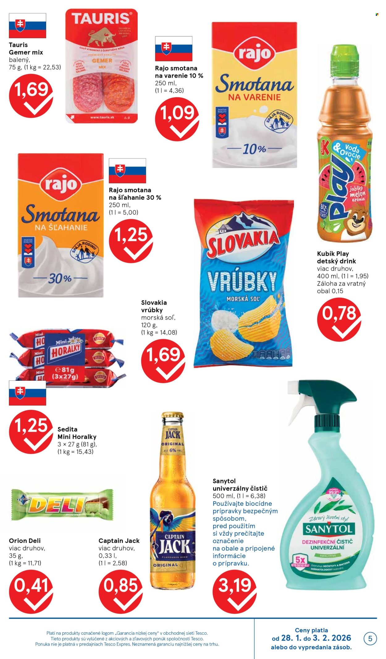 Leták TESCO - 28.1.2026 - 3.2.2026. Strana 5