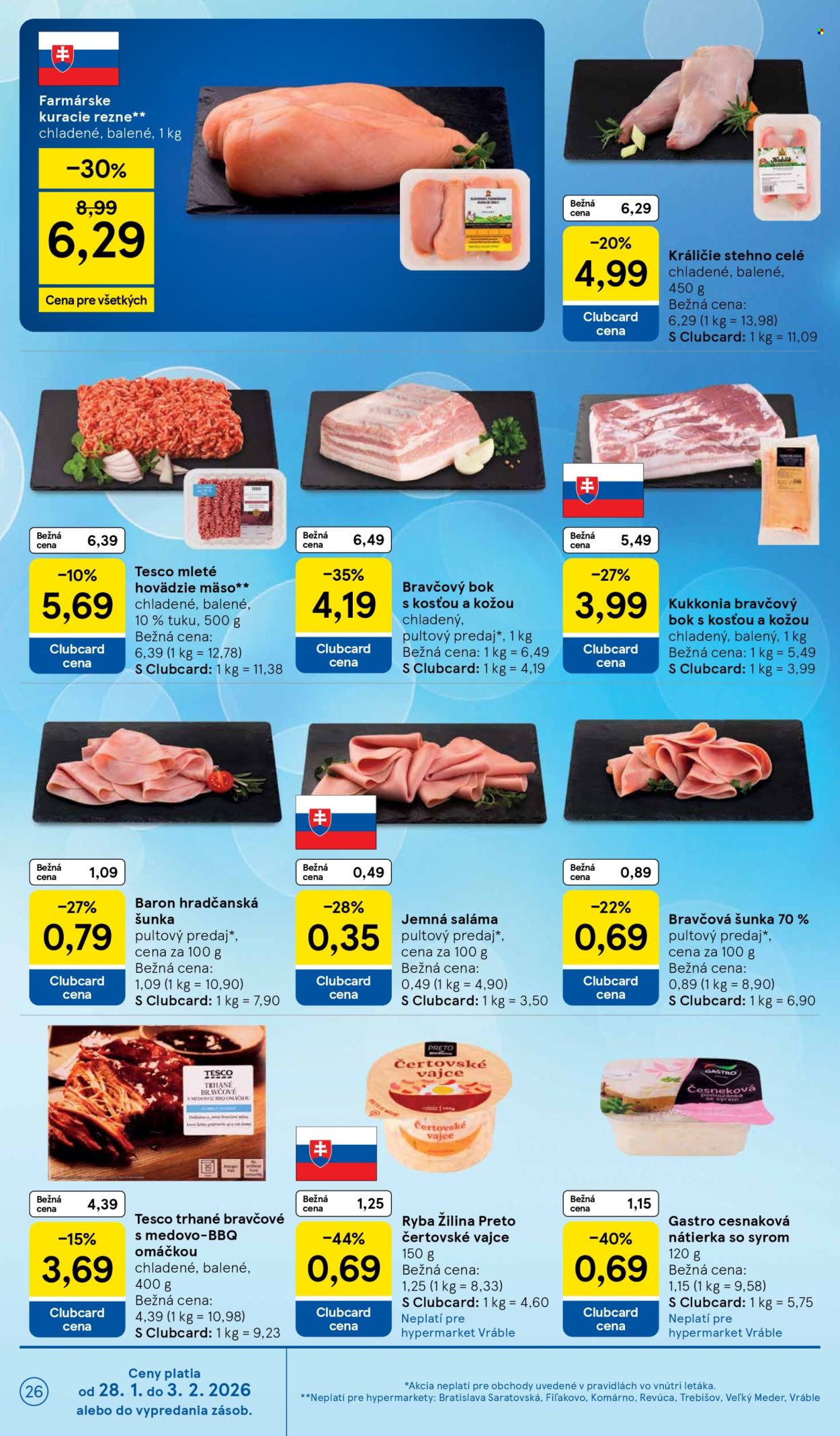 Leták TESCO - 28.1.2026 - 3.2.2026. Strana 26