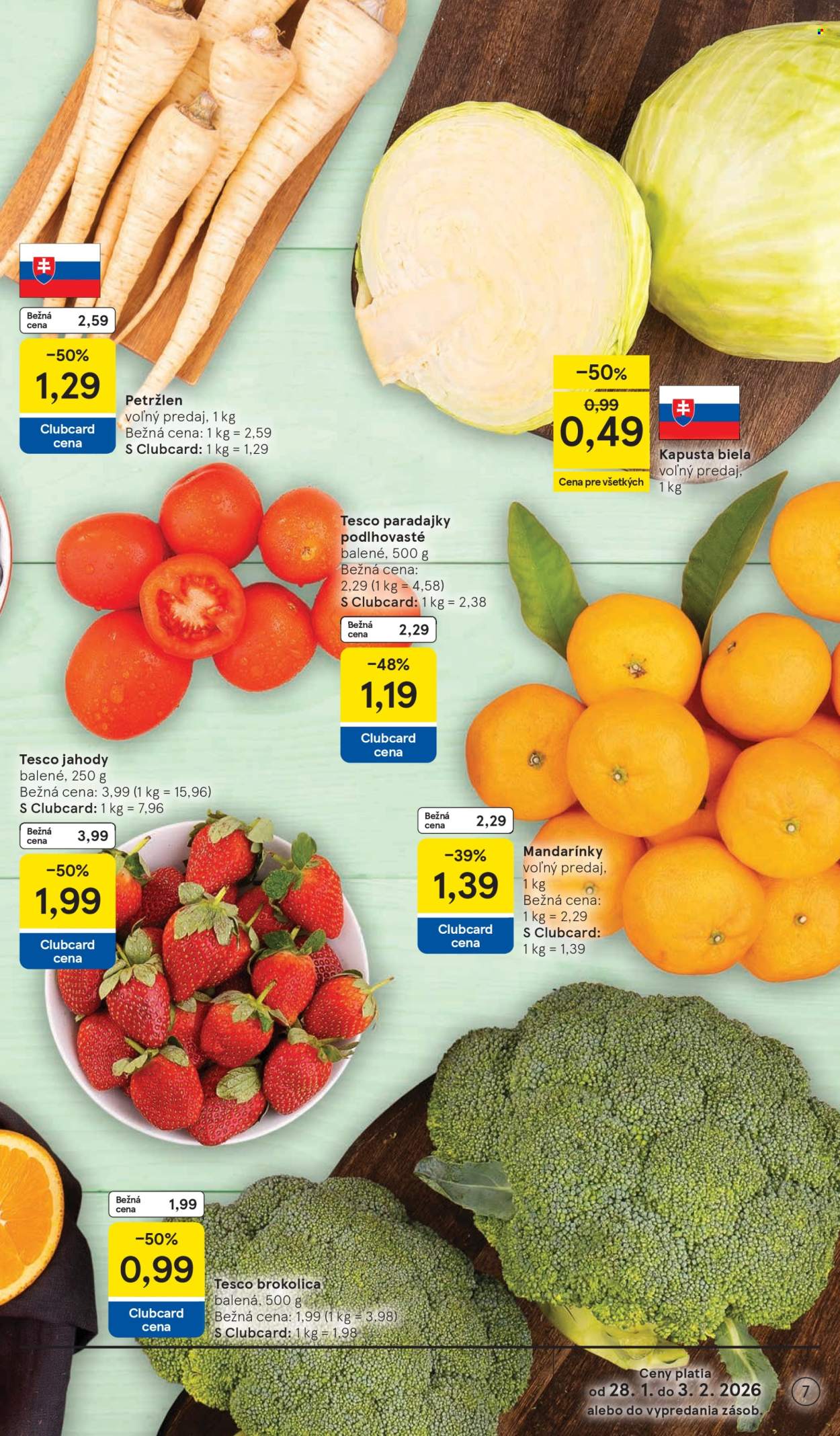 Leták TESCO supermarket - 28.1.2026 - 3.2.2026. Strana 7