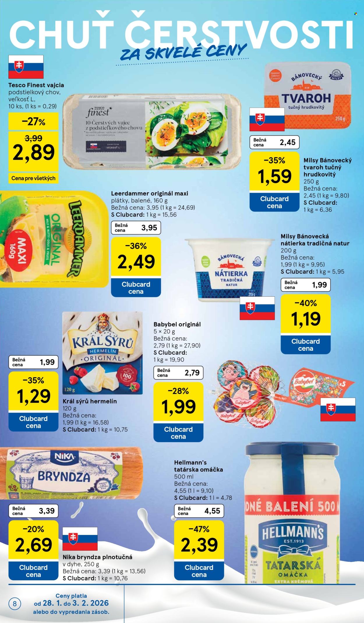 Leták TESCO supermarket - 28.1.2026 - 3.2.2026. Strana 8