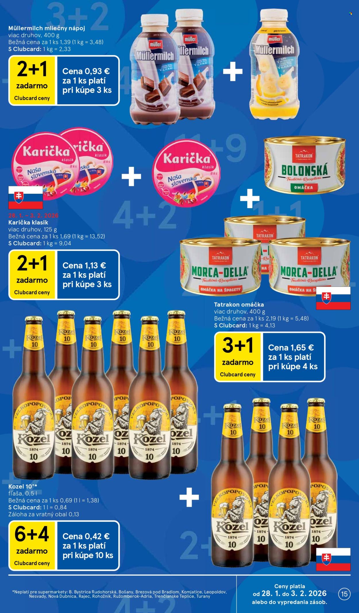 Leták TESCO supermarket - 28.1.2026 - 3.2.2026. Strana 15