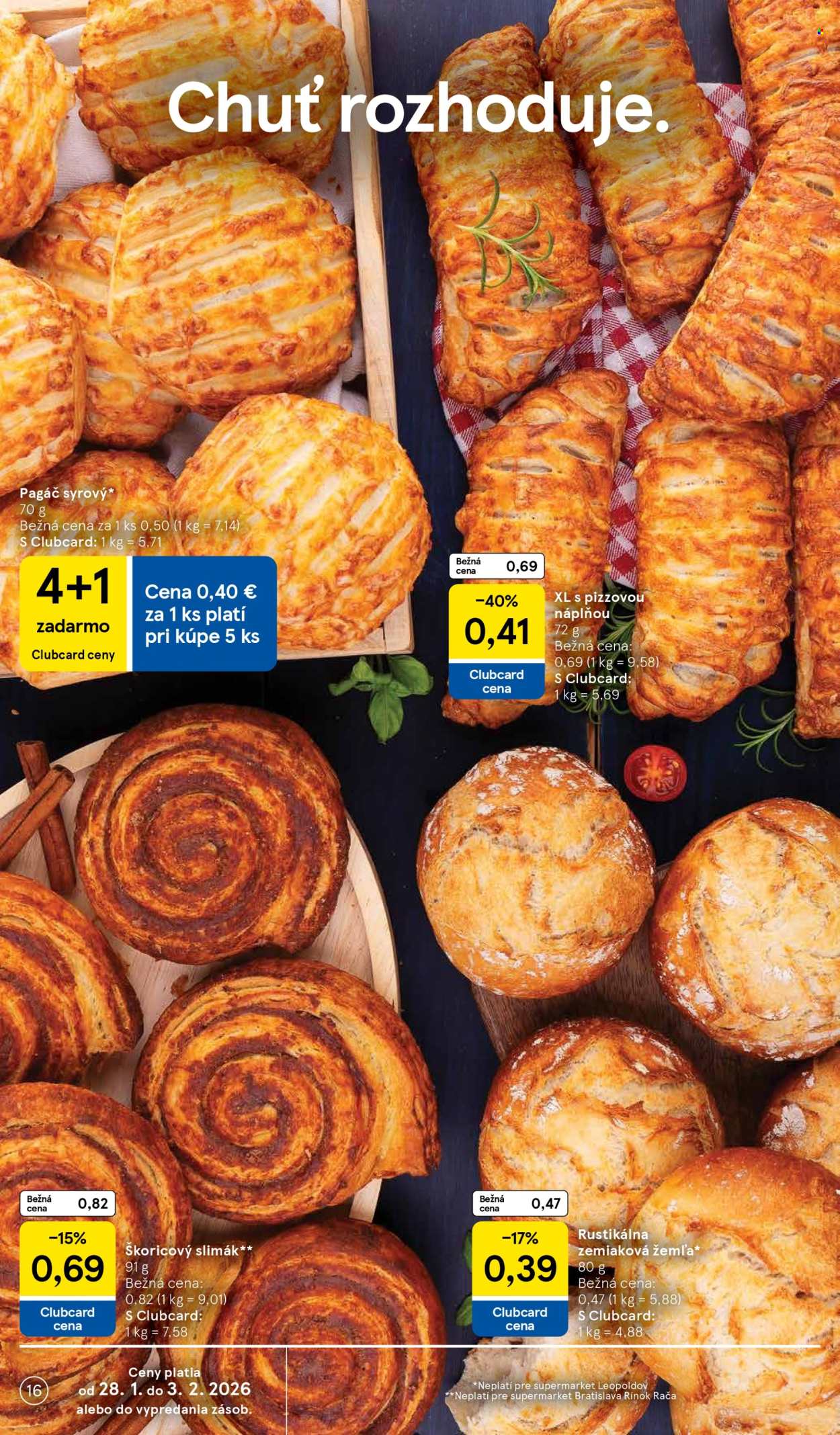 Leták TESCO supermarket - 28.1.2026 - 3.2.2026. Strana 16