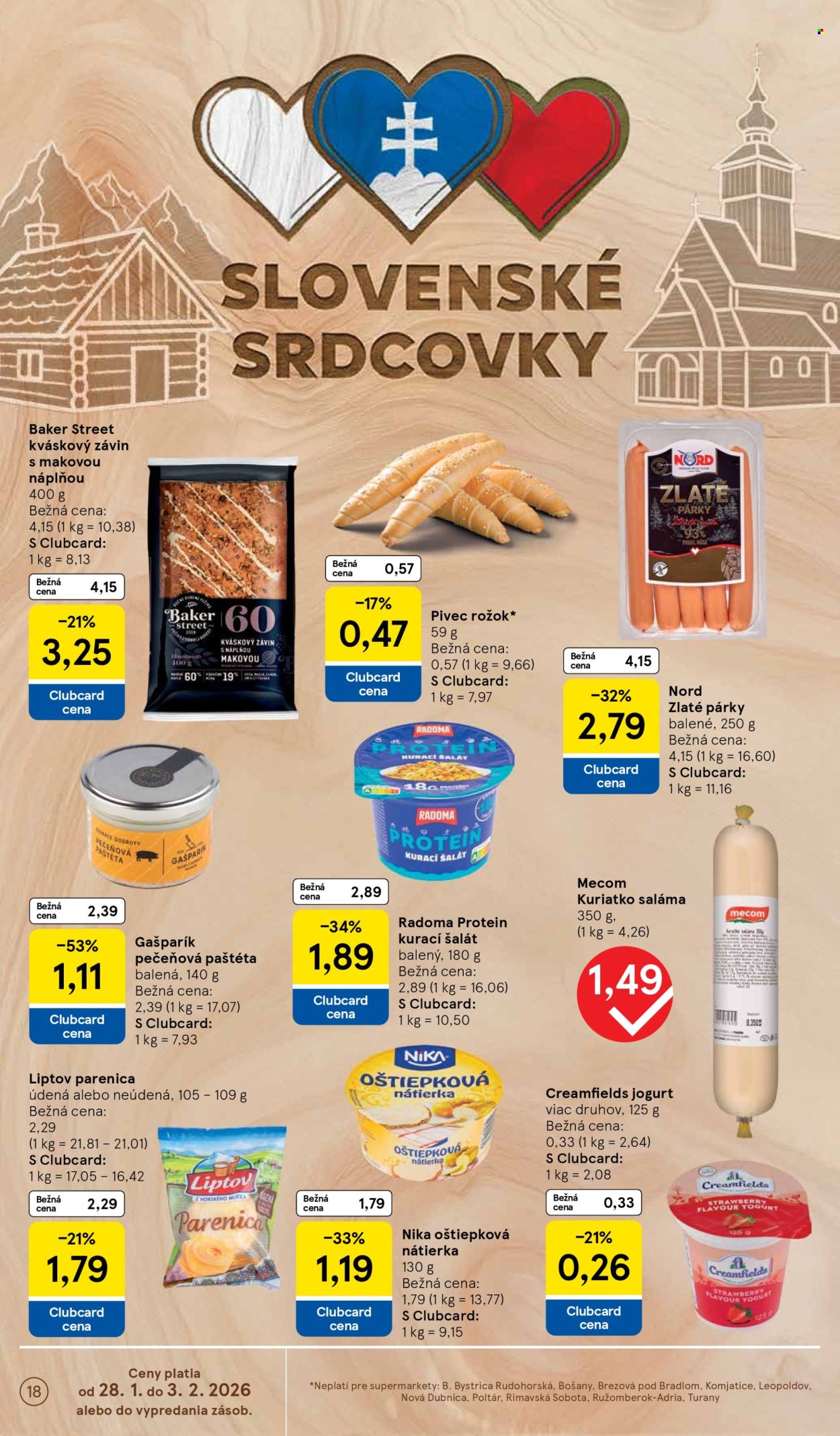 Leták TESCO supermarket - 28.1.2026 - 3.2.2026. Strana 18