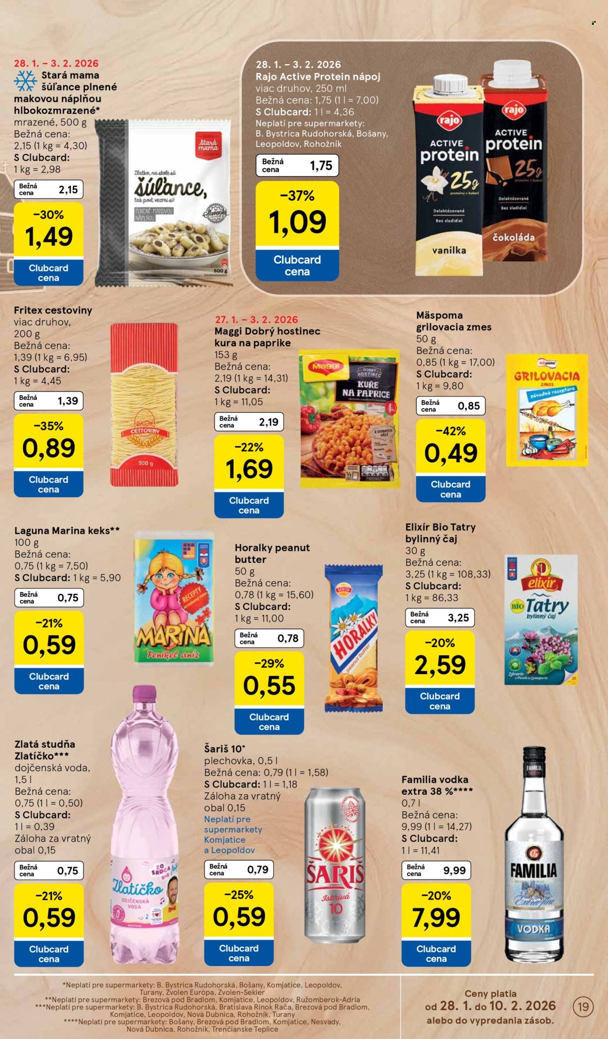 Leták TESCO supermarket - 28.1.2026 - 3.2.2026. Strana 19