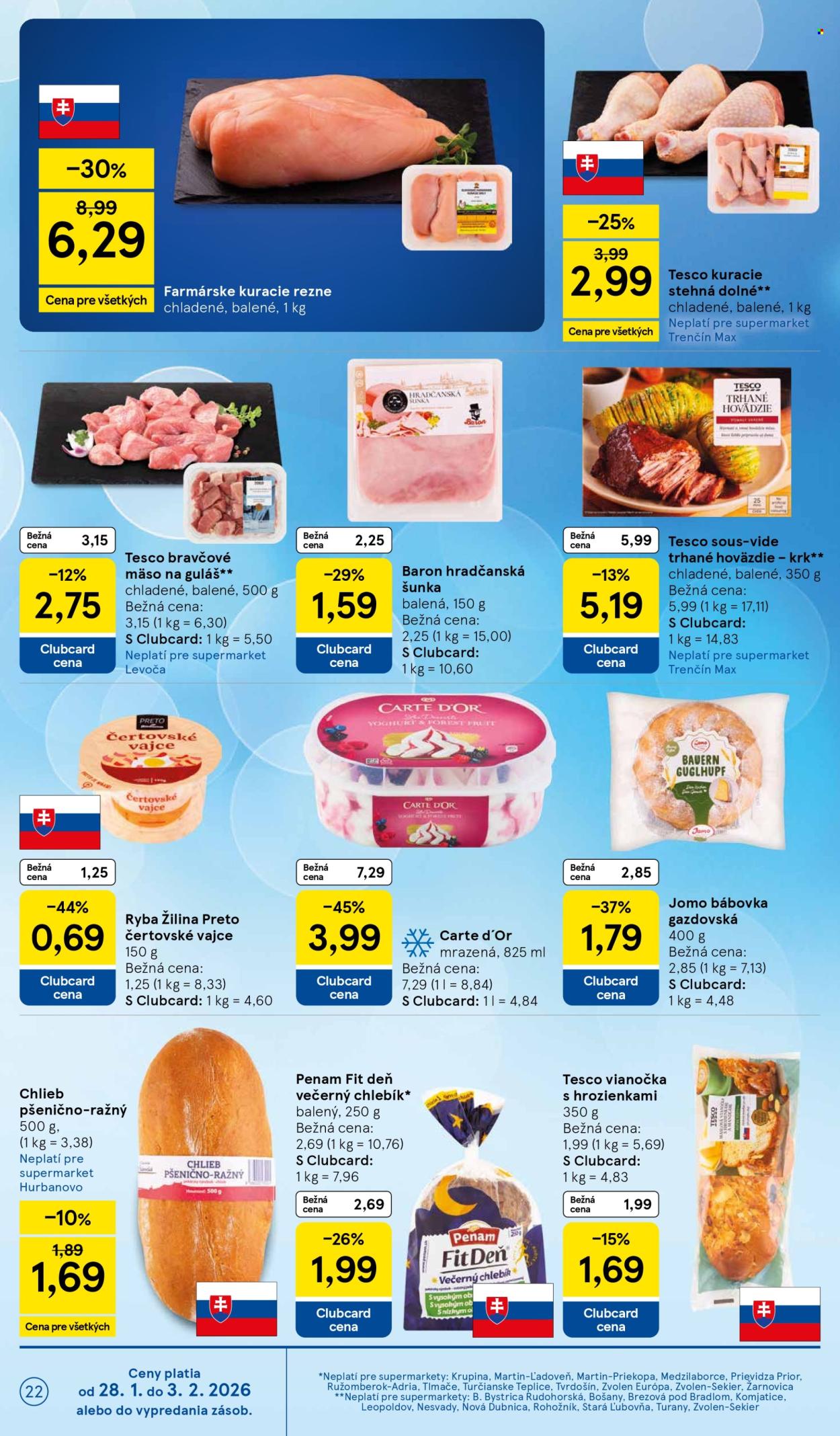 Leták TESCO supermarket - 28.1.2026 - 3.2.2026. Strana 22