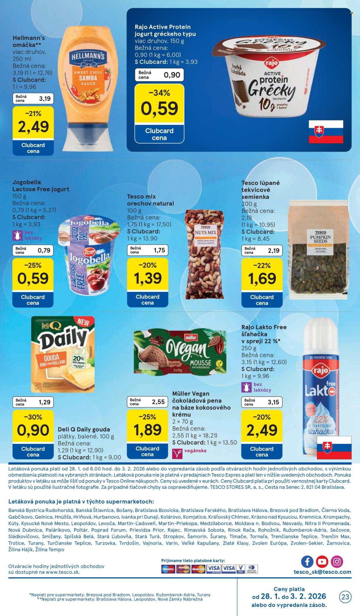 Leták TESCO supermarket - 28.1.2026 - 3.2.2026. Strana 23