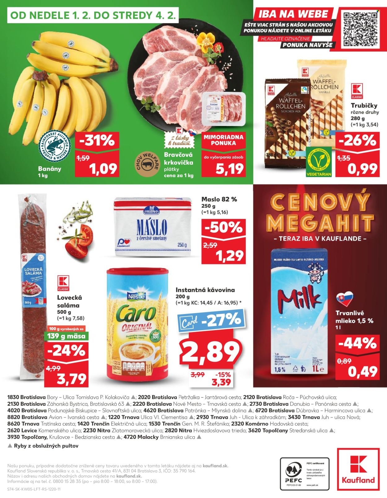 Leták Kaufland - 29.1.2026 - 4.2.2026. Strana 74