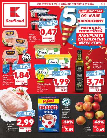 Leták Kaufland - 29.1.2026 - 4.2.2026.