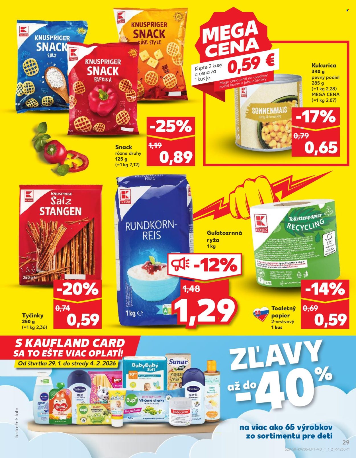 Leták Kaufland - 29.1.2026 - 4.2.2026. Strana 29