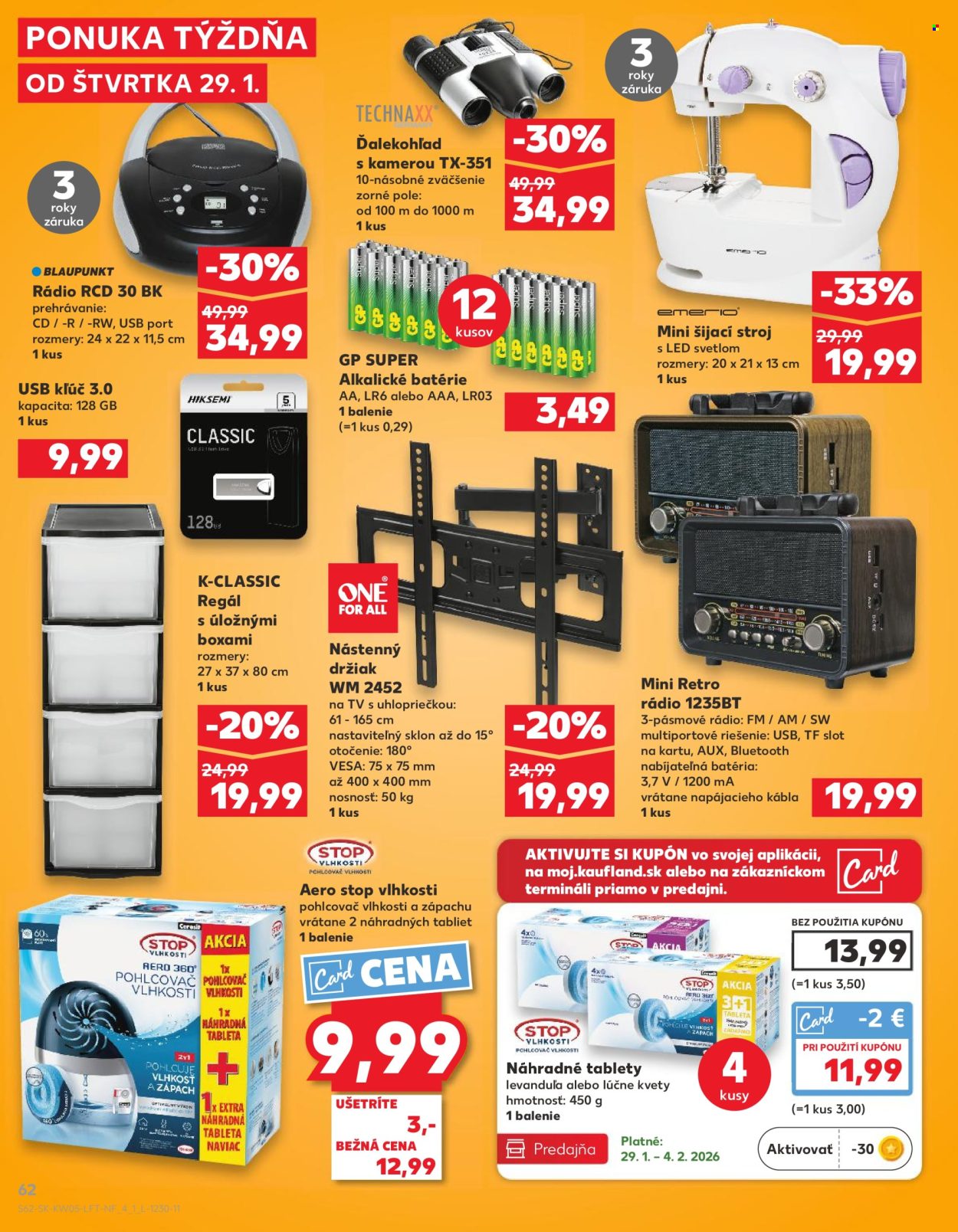 Leták Kaufland - 29.1.2026 - 4.2.2026. Strana 62