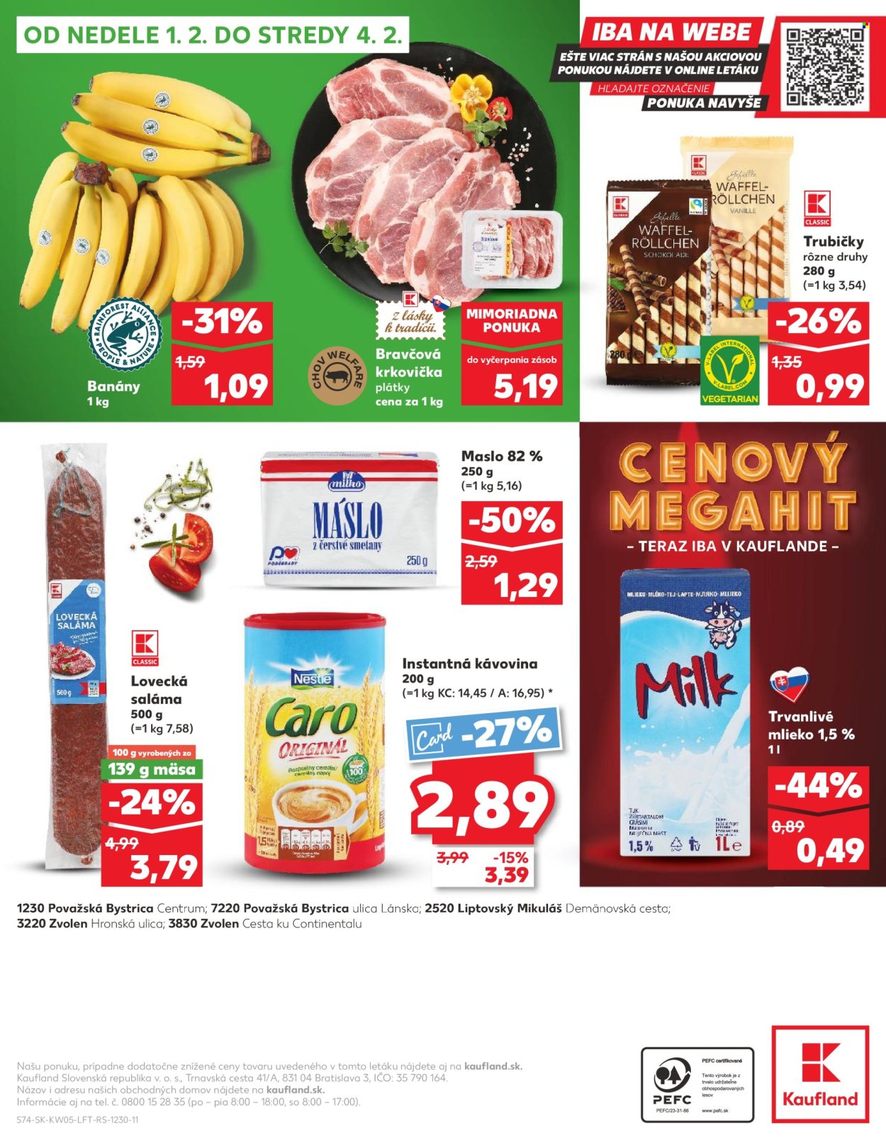 Leták Kaufland - 29.1.2026 - 4.2.2026. Strana 74