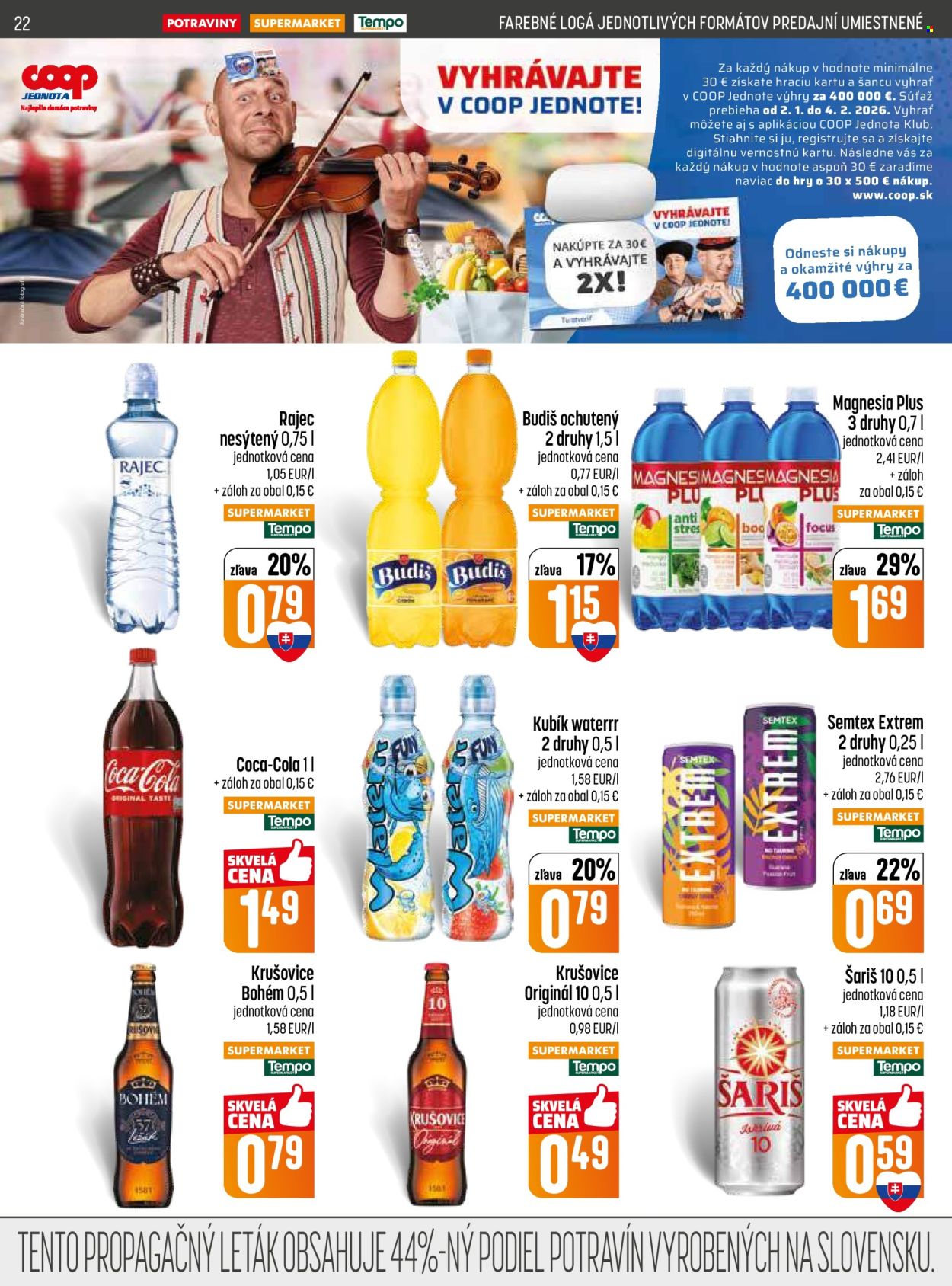 Leták COOP Jednota - 29.1.2026 - 4.2.2026. Strana 22