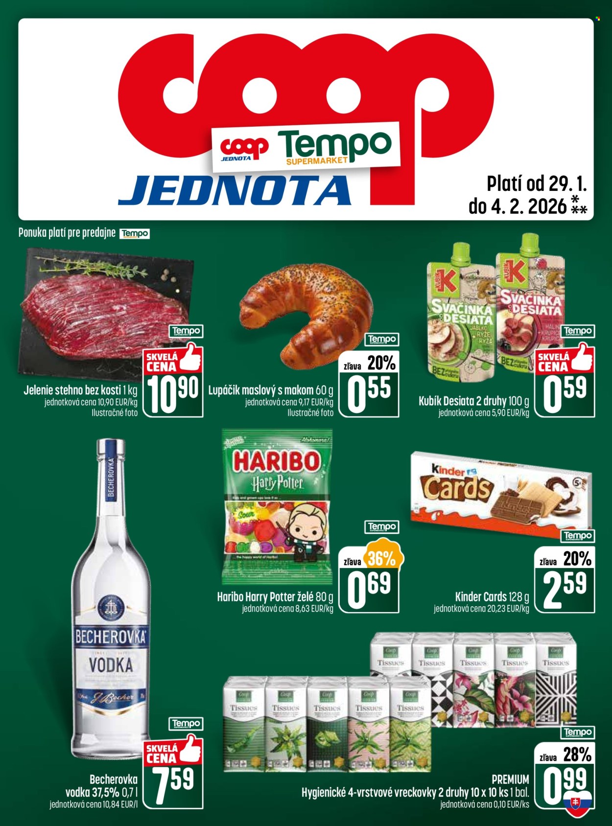 Leták COOP Jednota - 29.1.2026 - 4.2.2026. Strana 25