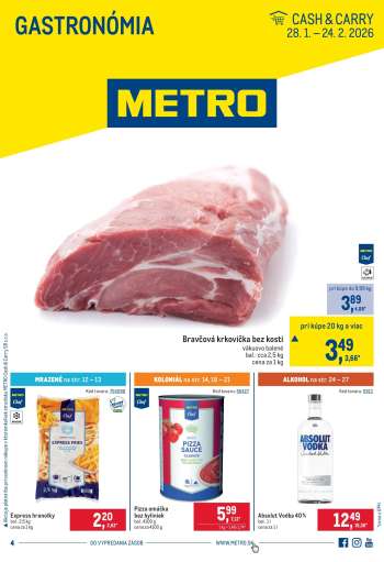 Leták Metro - 28.1.2026 - 24.2.2026.