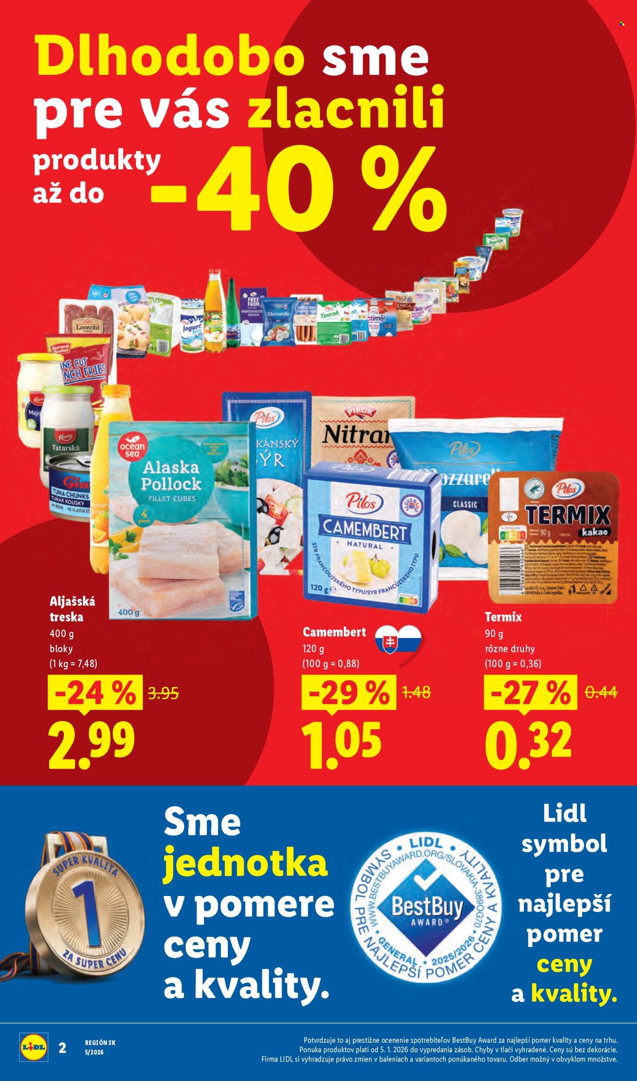 Leták Lidl - 29.1.2026 - 1.2.2026. Strana 2